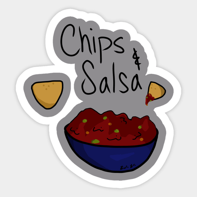 Chips & Salsa Sticker by dddaughters